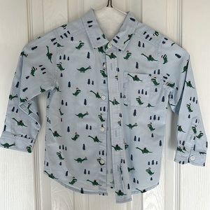 Boys Christmas Button Up 3T